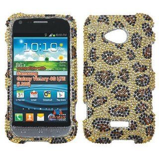 Asmyna SAML300HPCDM113NP Premium Dazzling Diamond Diamante Case for Samsung Galaxy Victory 4G LTE L300   1 Pack   Retail Packaging   Leopard Skin Cell Phones & Accessories