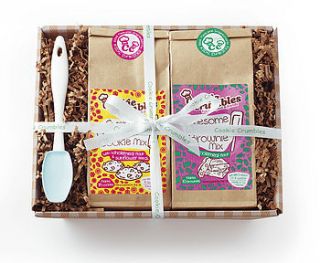 cookie & brownie mix gift box by cookie crumbles
