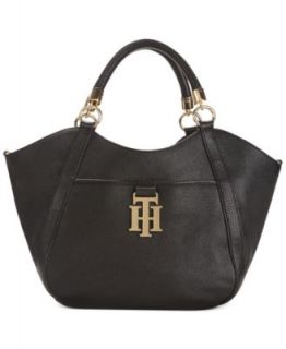 Tommy Hilfiger Handbag, Monogram Charmed Leather Shopper   Handbags & Accessories