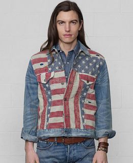 Denim & Supply Ralph Lauren Patriotic Denim Jacket   Coats & Jackets   Men