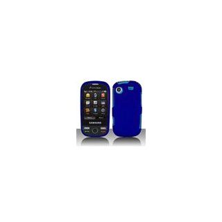 Samsung Messager Touch R630 SCH R630 R631 Blue Cell Phone Snap on Cover Faceplate / Executive Protector Case Cell Phones & Accessories