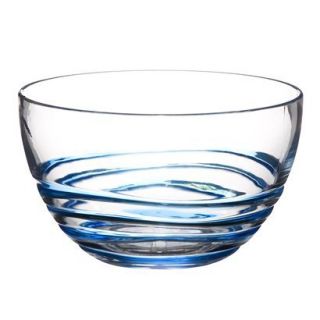 Acrylic Swivel Bowl Set of 4   Blue