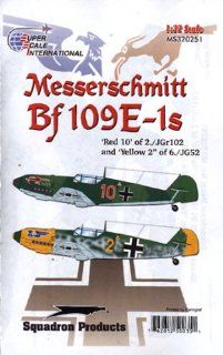 Messerschmitt Bf 109 E 1 (1/32 decals) Toys & Games