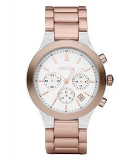 DKNY Watch, Womens Chronograph Rose Gold Tone Aluminum Bracelet NY8269   Watches   Jewelry & Watches