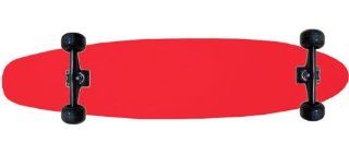 Moose Complete Longboard (9" x 40", Kicktail, Red, 70mm Black Wheels)  Longboard Skateboards  Sports & Outdoors