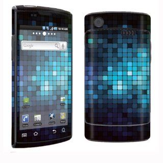 Samsung captivate i897 Vinyl Protection Decal Skin SSi897 105 Mosaic Blue Cell Phones & Accessories