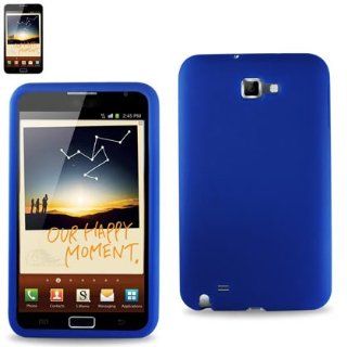 Reiko RKSLC10 SAMI9220NV Premium Durable Silicone Protective Case for Samsung Galaxy Note N7000 (I9220)   1 Pack   Retail Packaging   Navy Cell Phones & Accessories