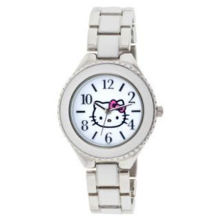 Hello Kitty Analog Watch with Metal Linked Band