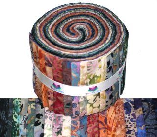 BaliBatiks Precut 2.5" Cotton Candy Strips #CC107 / Jelly Roll / Batik Fabric Strips