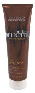 John Frieda Brilliant Brunette Shine Release Daily Conditioner for All Shades, 8.45 oz  Standard Hair Conditioners  Beauty