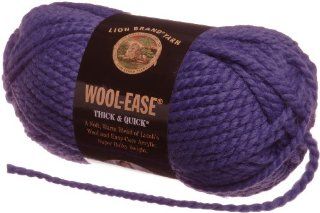 Lion Brand Yarn 640 107M Wool Ease Thick and Quick Yarn, Cobalt