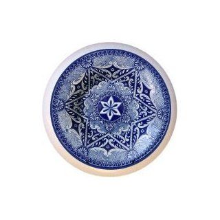 Talavera look Design104 Mexican Art Drawer Pull Knob   Cabinet And Furniture Knobs  