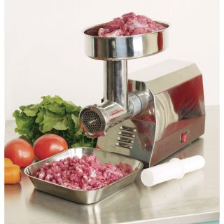 Kitchener Electric Meat Grinder — #8 Stainless Steel, 3/8 HP  Electric Meat Grinders