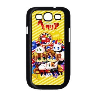 Yellow Stripes Hetalia Samsung Galaxy S3 I9300 Case Cover TPU Axis Powers English America Buses Cell Phones & Accessories