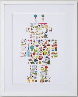 'i spy a… robot' print by hello geronimo