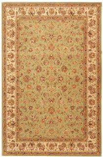 Safavieh Persian Court Collection PC106D 9 Light Green and Ivory Wool and Silk Area Rug, 8 Feet 6 Inch by 11 Feet 6 Inch  