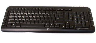 Genuine Hewlett Packard HP 5188 6816, 5188 7303 Black/Silver Slim Wireless Multimedia 103 Key Layout Keyboard, Compatible Model Numbers 5189URF, KG 0636 Computers & Accessories