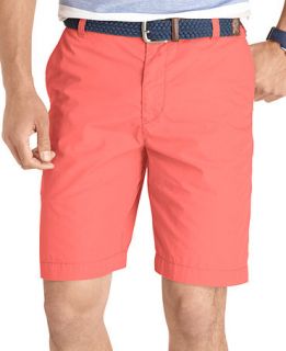 Izod Essential Flat Front Shorts   Shorts   Men