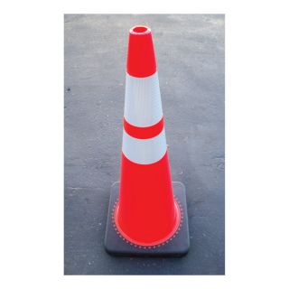 JBC Revolution Series Traffic Cone — Orange, With 3M Reflective Collar, 36in.  Traffic Cones