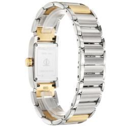 Baume & Mercier Women's 'Hampton' 18K Yellow Gold and Stainless Steel Diamonds Quartz Date Watch Baume & Mercier Women's Baume & Mercier Watches