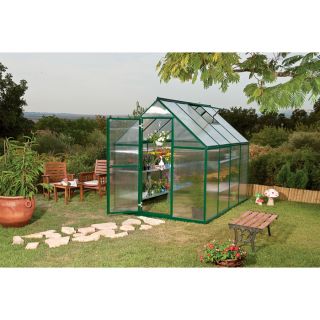 Palram Nature Greenhouse — 6ft.W x 8ft.L, Green, Model# HG5008G  Green Houses