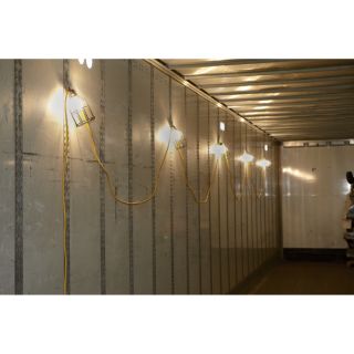 Klutch 50-Ft. Metal String Lights — 5-Light String, 125 Volt, 15 Amp  String Lights