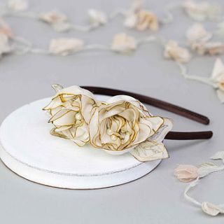 rose hair band by ewa morawski textiles