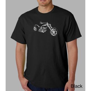 Los Angeles Pop Art Men's 'Motorcycle' Shirt Los Angeles Pop Art Casual Shirts