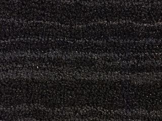 coloured coir doormat black with grey wave by cotswold mat co