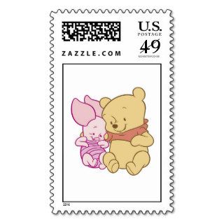 Baby Winnie the Pooh & Piglet Hugging Stamps