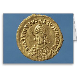 Solidus  of Romulus Augustulus Cards