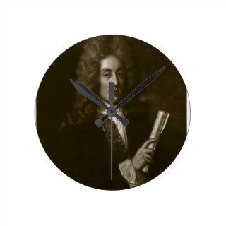 Portrait of Henry Purcell (1659 95) engraved by Ge Wall Clock