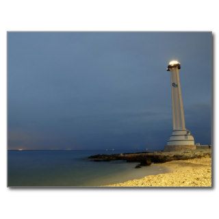 Cozumel lighthouse postcards