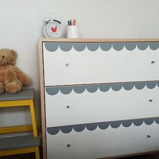 scallop furniture sticker by little chip