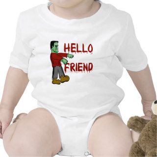 Hello Friend Creepy Frankenstein T shirts, Hoodies