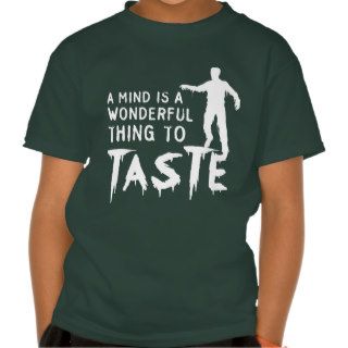 Zombie. A mind is a terrible thing to waste Tee Shirts