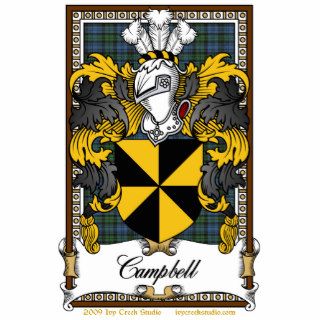 Campbell Family Crest Photo Cutouts