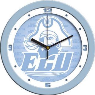 ECU East Carolina University Glass Wall Clock  Sports Fan Wall Clocks  Sports & Outdoors
