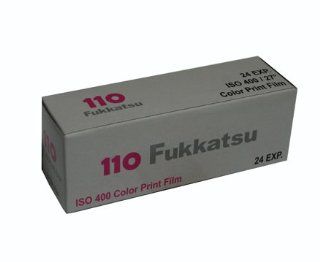 Fukkatsu 110 Format Color Print 400 ISO 24 Exposure Film  Photographic Film  Camera & Photo