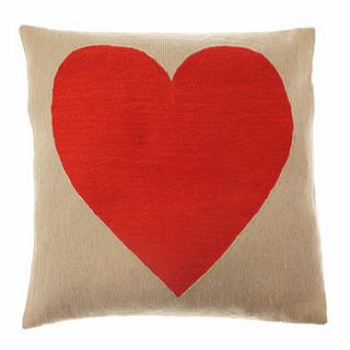 heart cushion by somerville scarves