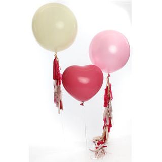 blushing bride tassel tail balloon bouquet by bubblegum balloons