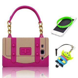 I Need 3D Cute Hot Pink Handbag Soft Silicone Case Cover Compatiable for Samsung Galaxy S3 Siii i9300 Cell Phones & Accessories