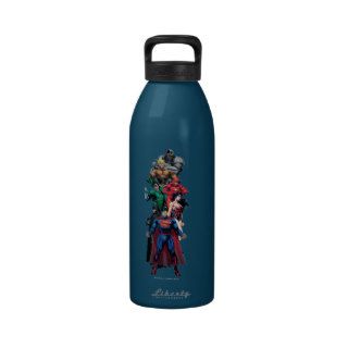 Justice League   Group 3 Water Bottle