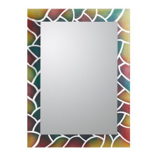 Decor Wonderland 31.5 H x 23.6 W Abstract Frameless Wall Mirror