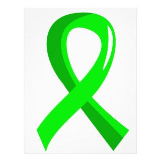 Non Hodgkin's Lymphoma Lime Green Ribbon 3 Custom Flyer