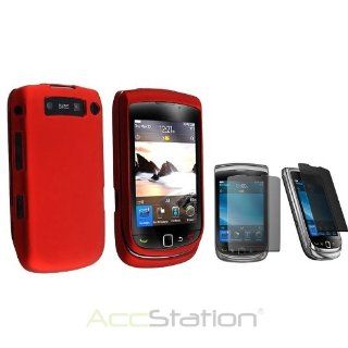 NEW YEAR  Bargain 2014 deal Red Hard Case Cover+Privacy Film For Blackberry 9800 New PlEASE CHOOSE 1 COLOR Cell Phones & Accessories