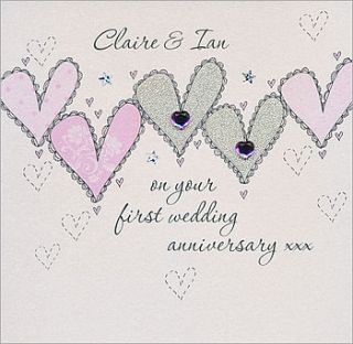 personalised special anniversary card by eggbert & daisy