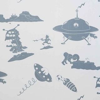 sample 'the final frontier' alien wallpaper by paperboy wallpaper
