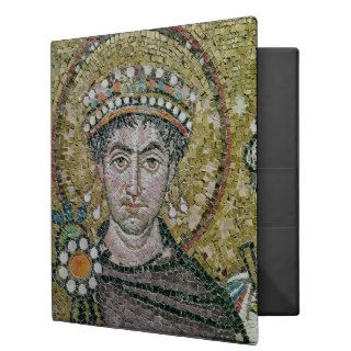 Emperor Justinian I  c.547 AD 3 Ring Binder