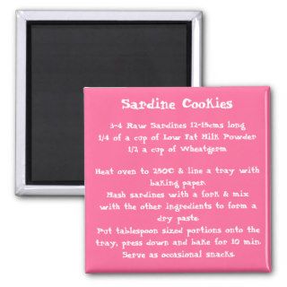 Sardine Cookies Recipe Magnet color